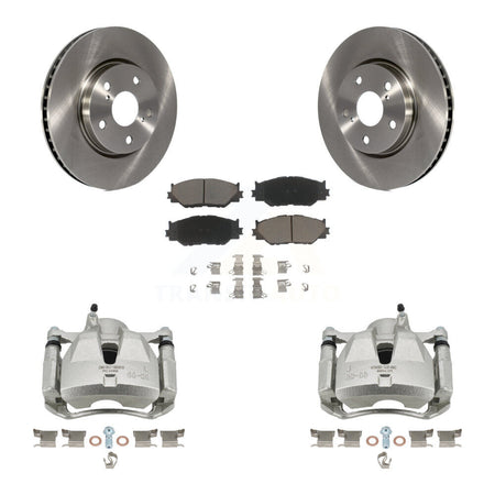 Front Disc Brake Caliper Rotors And Ceramic Pads Kit For Lexus IS250 KC8-100029C