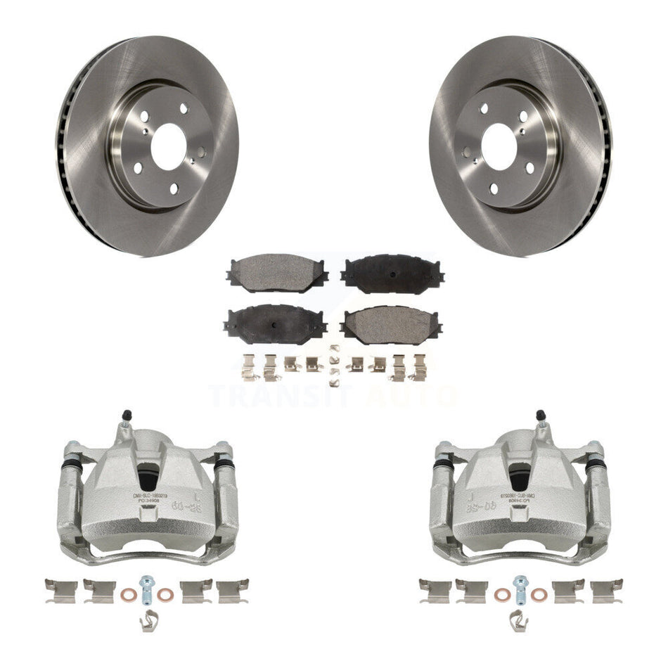 Front Disc Brake Caliper Rotors And Semi-Metallic Pads Kit For Lexus IS250 KC8-100029P