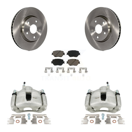 Front Disc Brake Caliper Rotors And Ceramic Pads Kit For Lexus IS250 KC8-100031C