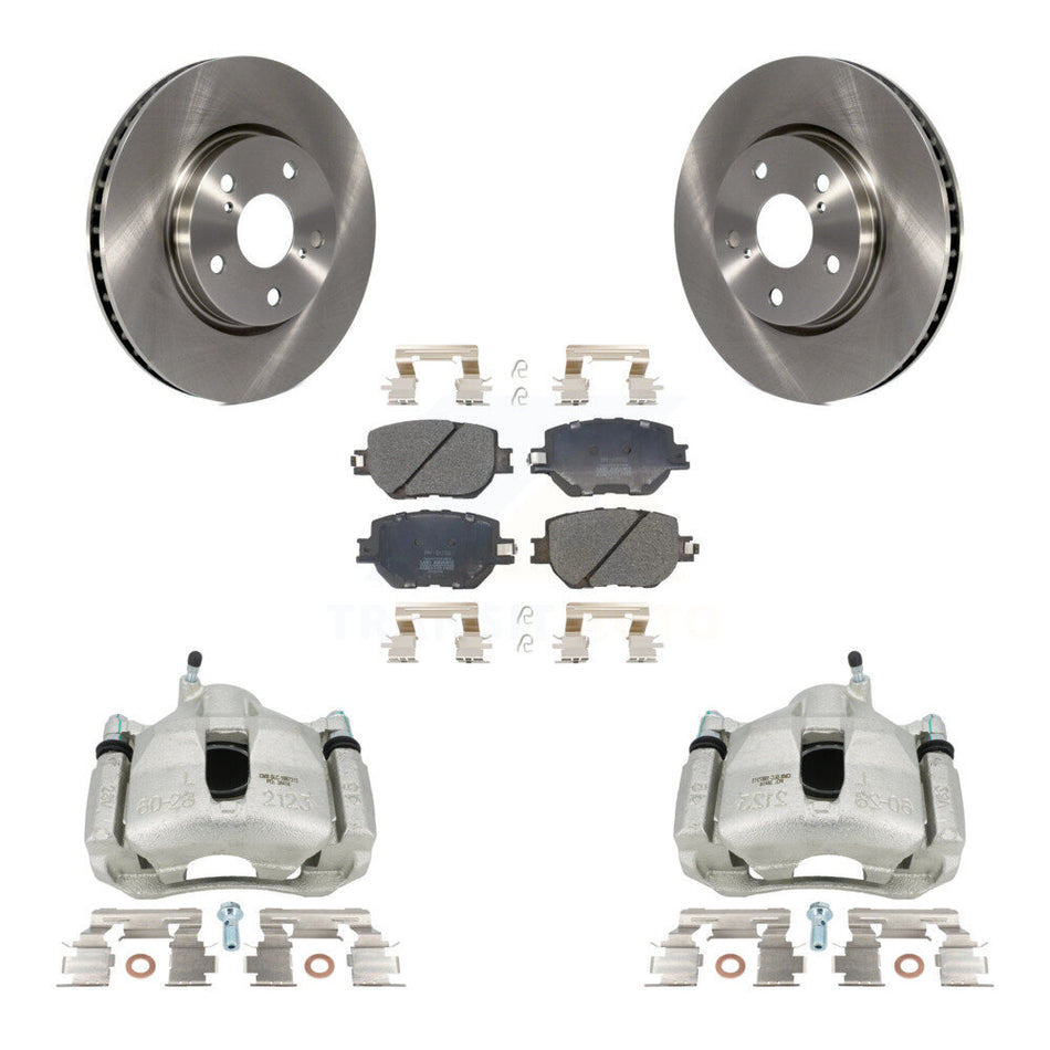 Front Disc Brake Caliper Rotors And Semi-Metallic Pads Kit For Lexus IS250 KC8-100031P