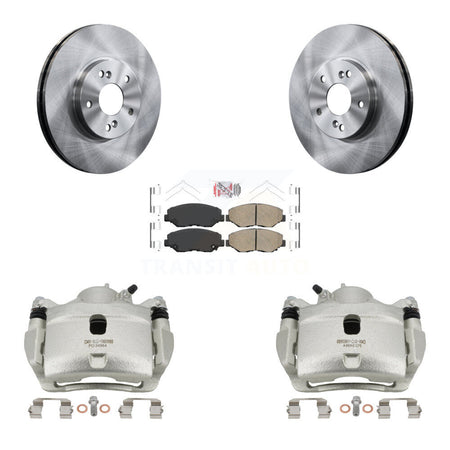 Front Disc Brake Caliper Rotors And Ceramic Pads Kit For Honda Accord KC8-100051N