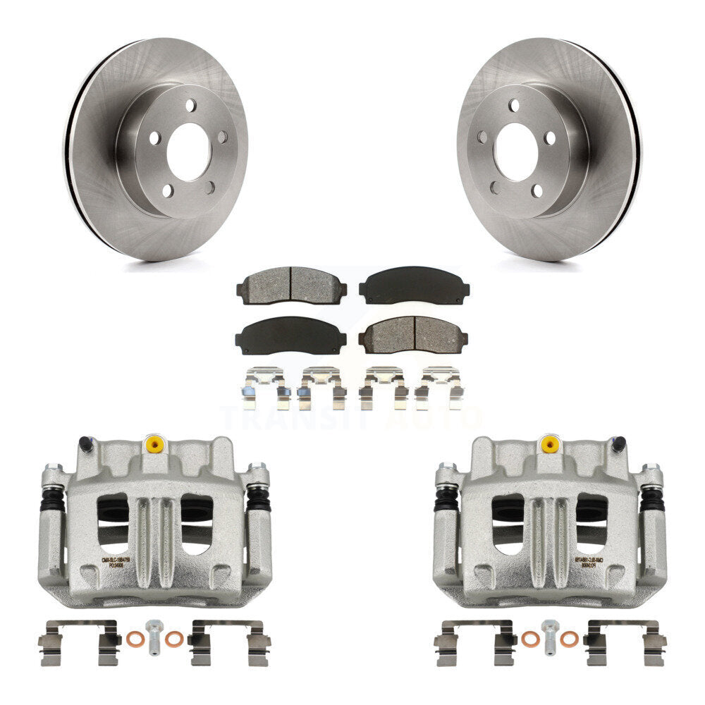 Front Disc Brake Caliper Rotor And Semi-Metallic Pad Kit For Ford Ranger Mazda B4000 4WD KC8-100052S