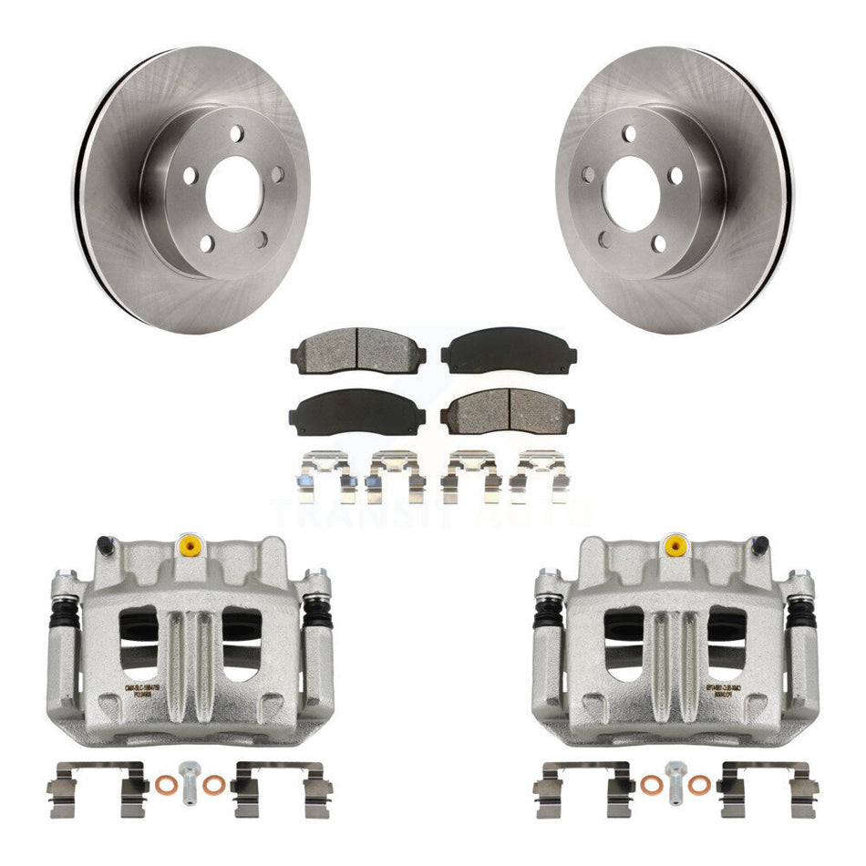 Front Disc Brake Caliper Rotor And Semi-Metallic Pad Kit For Ford Ranger Mazda B4000 4WD KC8-100052S