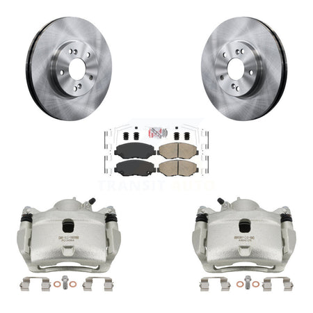 Front Disc Brake Caliper Rotors And Ceramic Pads Kit For Honda Accord KC8-100056N