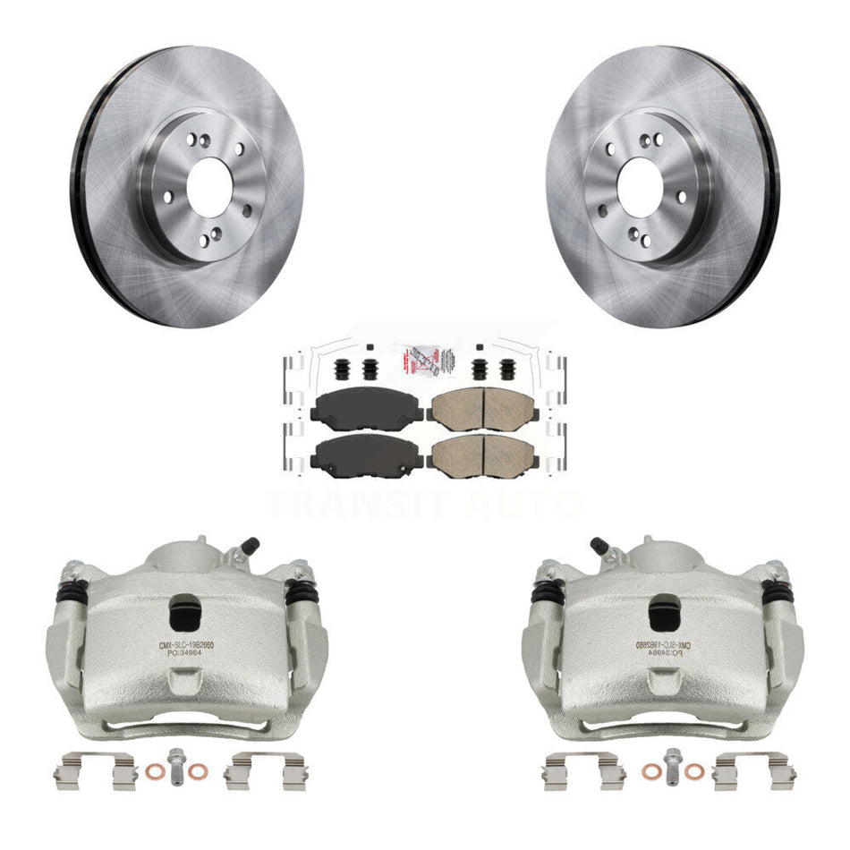 Front Disc Brake Caliper Rotors And Ceramic Pads Kit For Honda Accord KC8-100056N