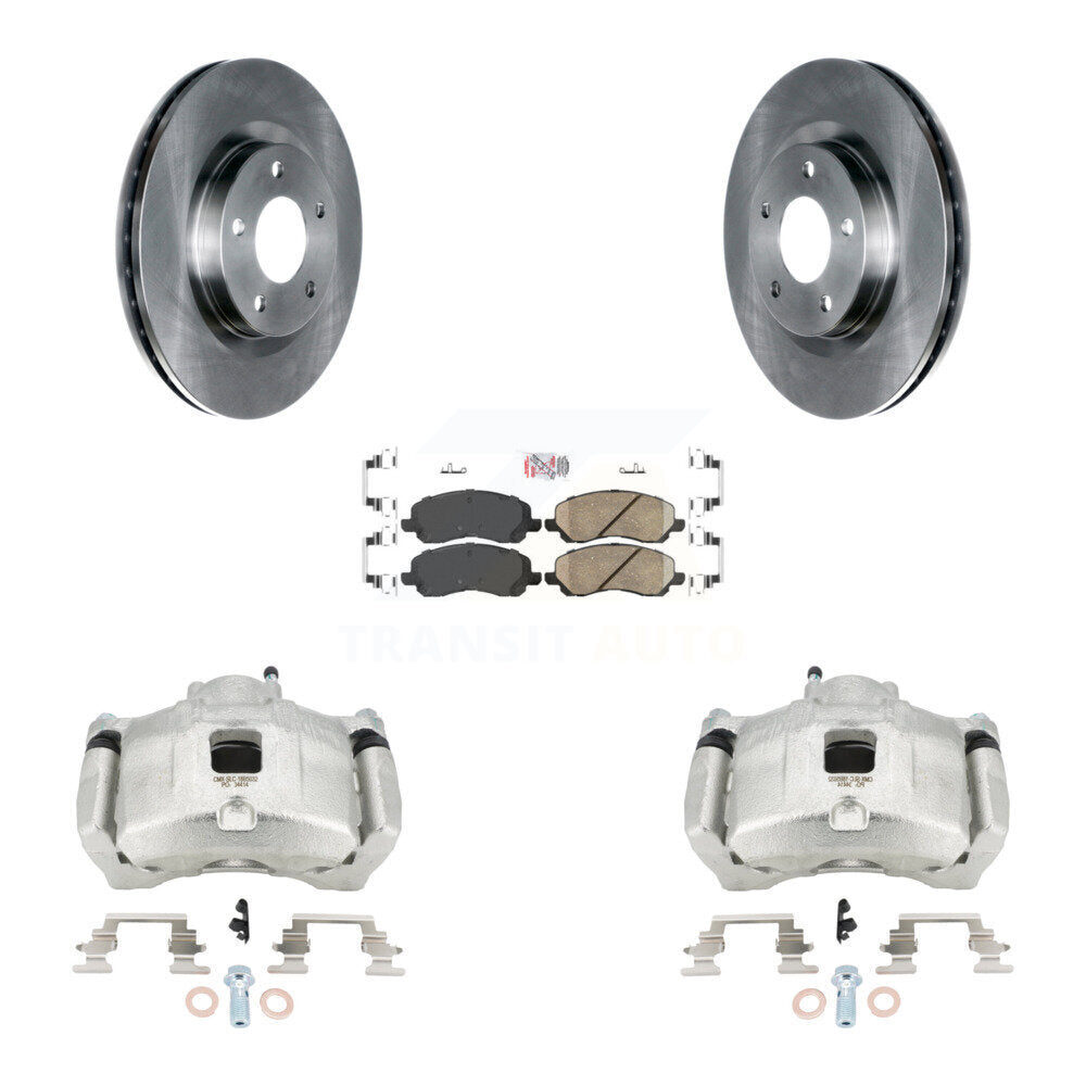 Front Brake Caliper Rotors & Ceramic Pad Kit For Jeep Patriot Dodge Compass Chrysler 200 KC8-100062N