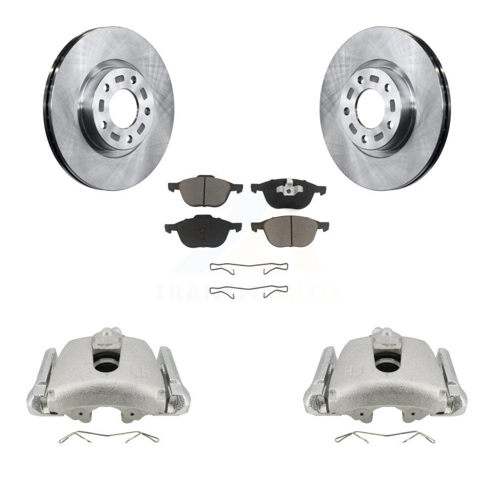 Front Disc Brake Caliper Rotors And Ceramic Pads Kit For Mazda 3 5 Sport KC8-100068C