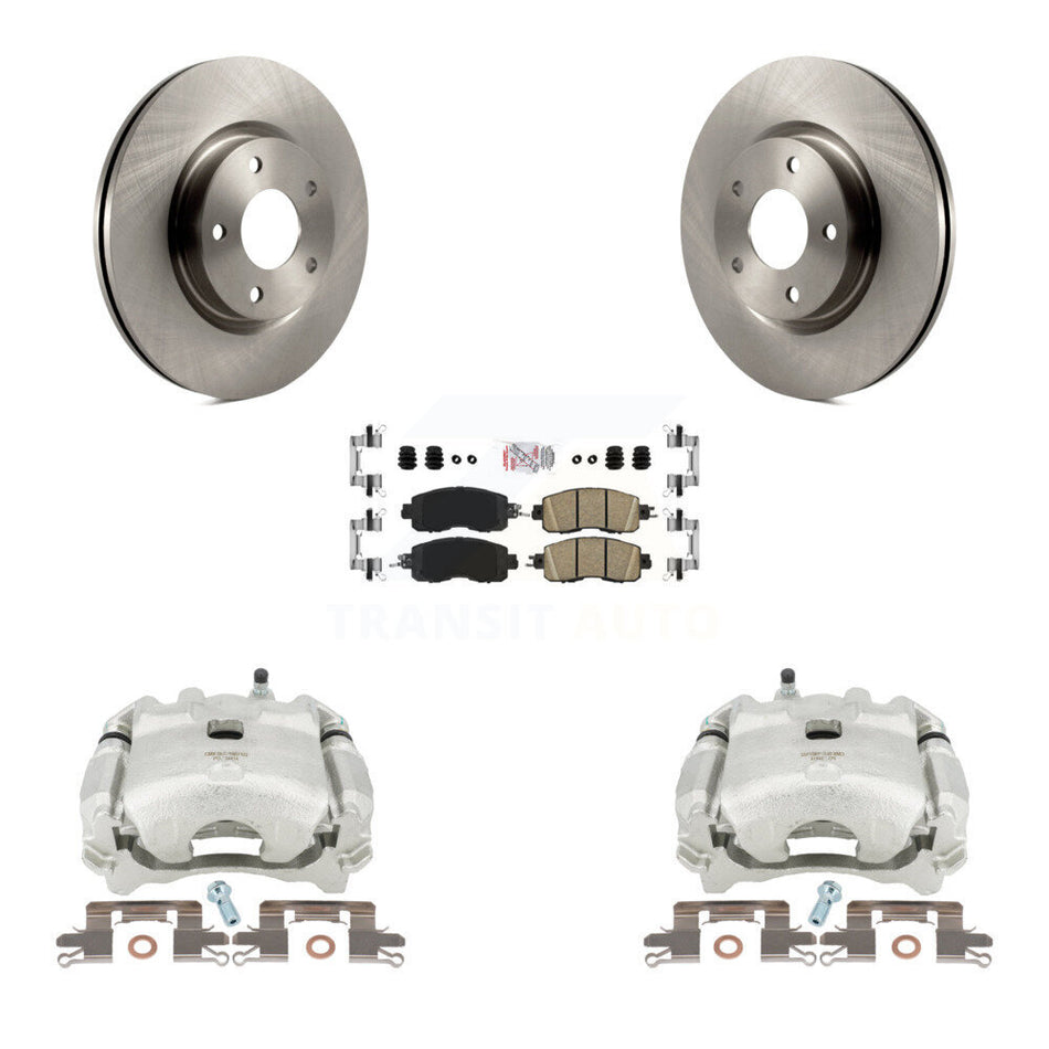Front Disc Brake Caliper Rotors And Ceramic Pads Kit For Nissan Altima KC8-100072N