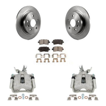 Rear Disc Brake Caliper Rotors And Ceramic Pads Kit For Chevrolet Malibu Limited KC8-100079T
