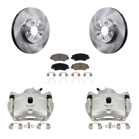 Front Disc Brake Caliper Rotors And Ceramic Pads Kit For Honda Accord KC8-100088C