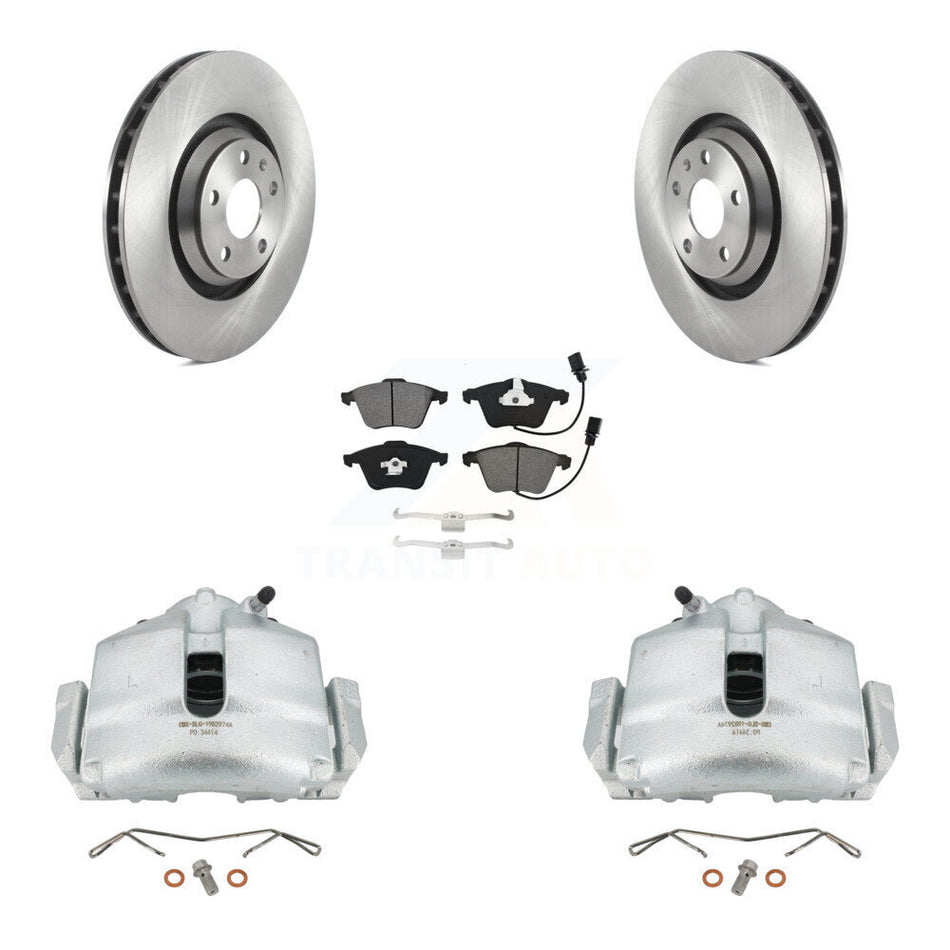 Front Disc Brake Caliper Rotors And Semi-Metallic Pads Kit For Audi TT Quattro With 340mm Diameter Rotor KC8-100090S