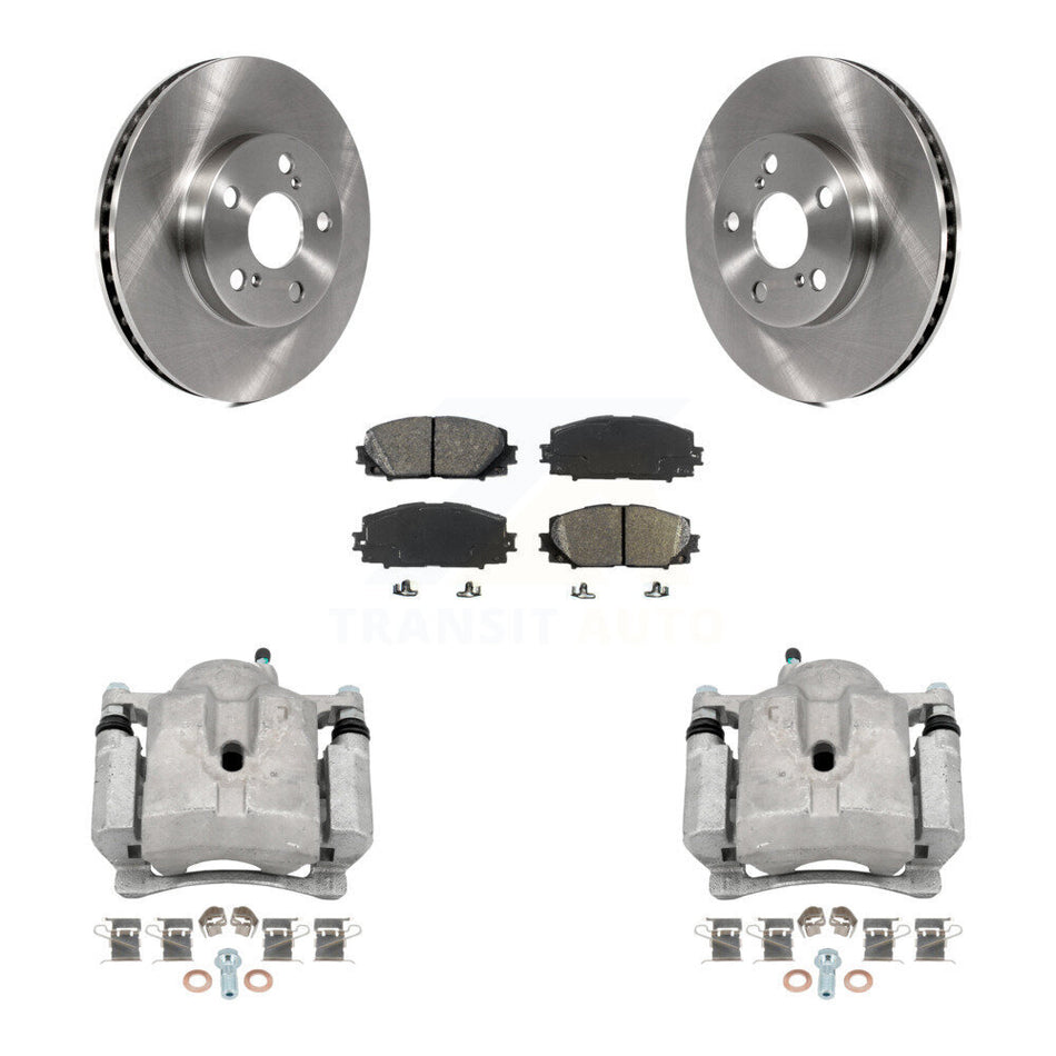 Front Brake Caliper Rotors & Semi-Metallic Pad Kit For Toyota Prius Lexus CT200h Plug-In KC8-100099S