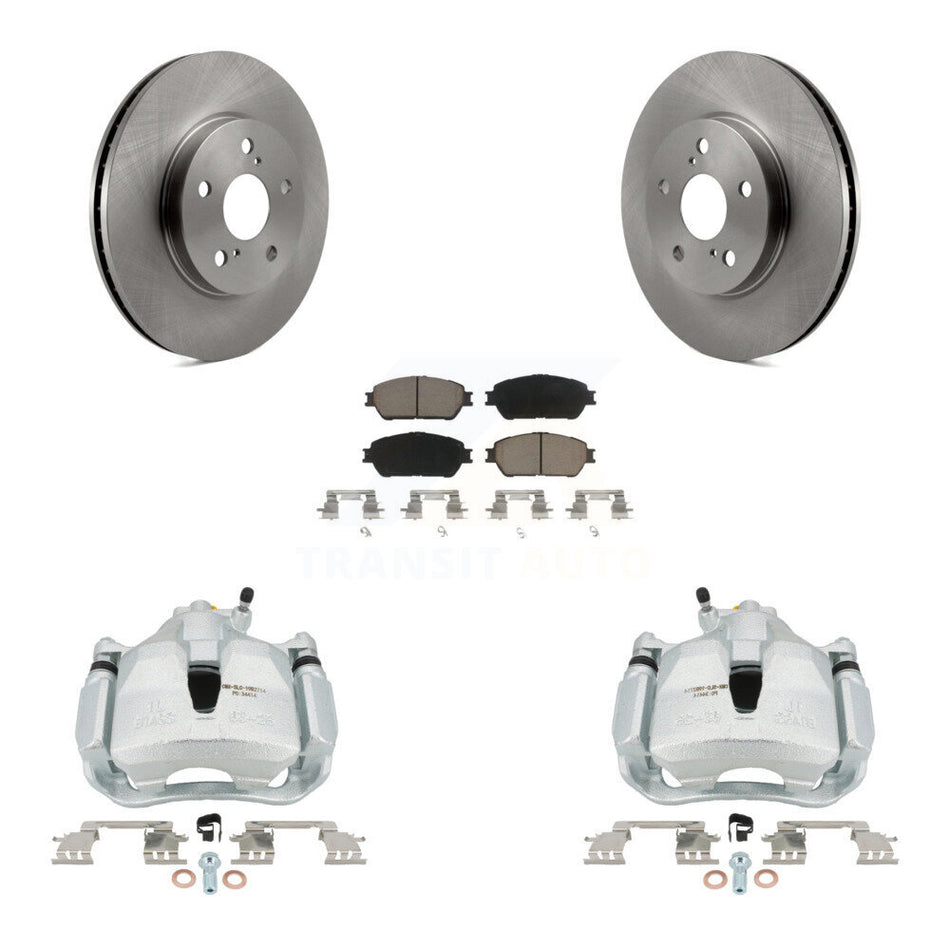 Front Disc Brake Caliper Rotor And Ceramic Pad Kit For Toyota Sienna Camry Solara Avalon KC8-100102C
