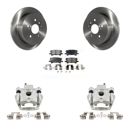 Rear Brake Caliper Rotors Ceramic Pad Kit For Lexus RX350 RX330 Toyota Highlander RX400h KC8-100102T