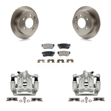 Rear Disc Brake Caliper Rotors And Ceramic Pads Kit For Hyundai Elantra KC8-100106T