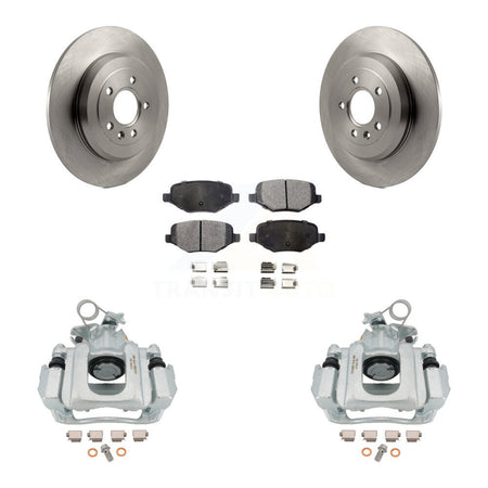 Rear Disc Brake Caliper Rotors And Ceramic Pads Kit For Ford Edge Lincoln MKX KC8-100112T by Transit Auto