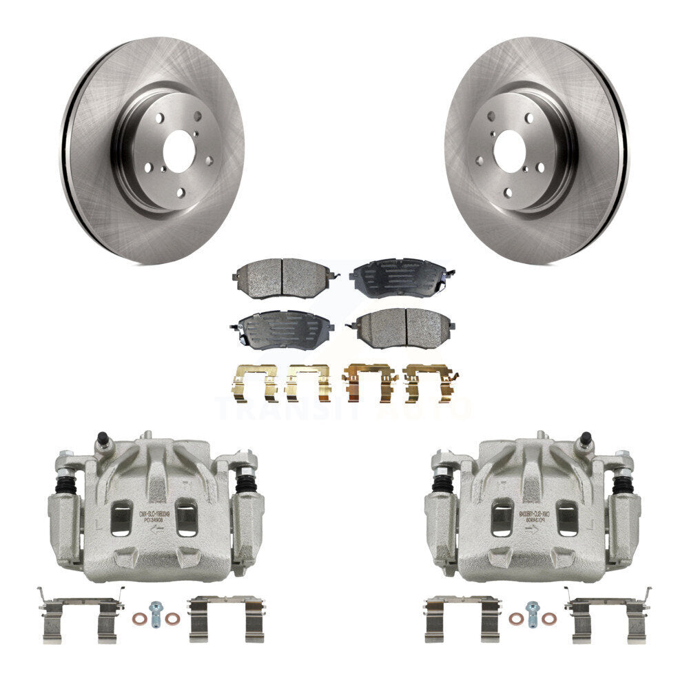 Front Brake Caliper Rotor Semi-Metallic Pad Kit For Subaru Outback WRX Legacy Tribeca B9 KC8-100136P