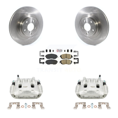 Front Disc Brake Caliper Rotors Ceramic Pad Kit For Subaru Forester Impreza XV Crosstrek KC8-100150N