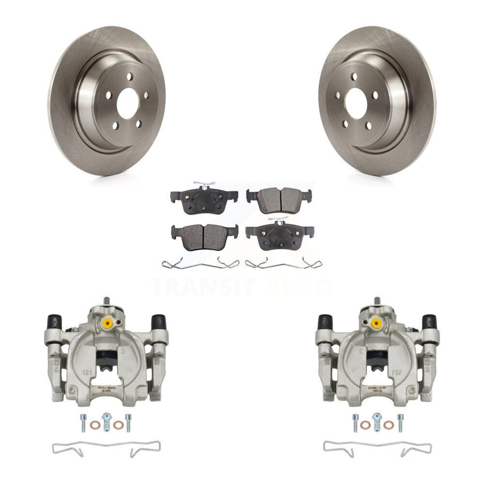 Rear Disc Brake Caliper Rotor And Ceramic Pad Kit For Ford Edge Lincoln MKX Nautilus MKZ KC8-100153T
