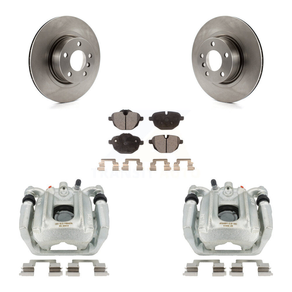 Rear Disc Brake Caliper Rotors And Ceramic Pads Kit For BMW X3 X4 KC8-100161T