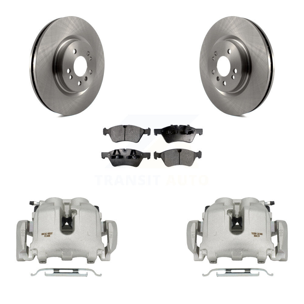 Front Brake Caliper Rotors Semi-Metallic Pad Kit For Mercedes-Benz ML350 R350 ML500 R320 KC8-100179P