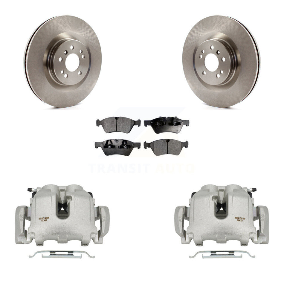 Front Disc Brake Caliper Rotors And Semi-Metallic Pads Kit For Mercedes-Benz ML350 R350 KC8-100180P