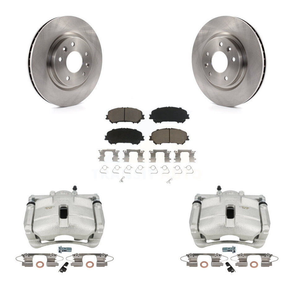 Front Disc Brake Caliper Rotors And Ceramic Pads Kit For Nissan Rogue Sport KC8-100188C