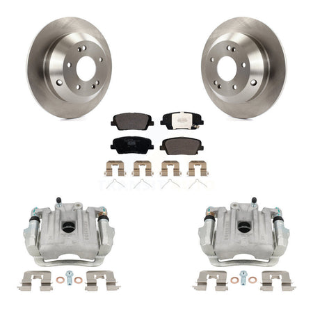 Rear Disc Brake Caliper Rotor And Ceramic Pad Kit For Kia Sorento Hyundai Santa Fe Sport KC8-100224T