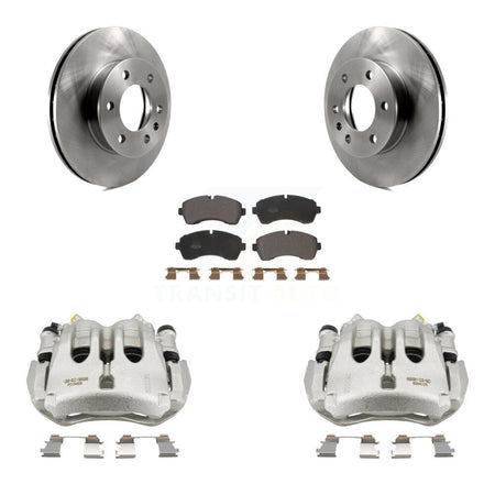 Front Brake Caliper Rotors & Semi-Metallic Pad Kit For Sprinter 3500 Mercedes-Benz Dodge KC8-100241P