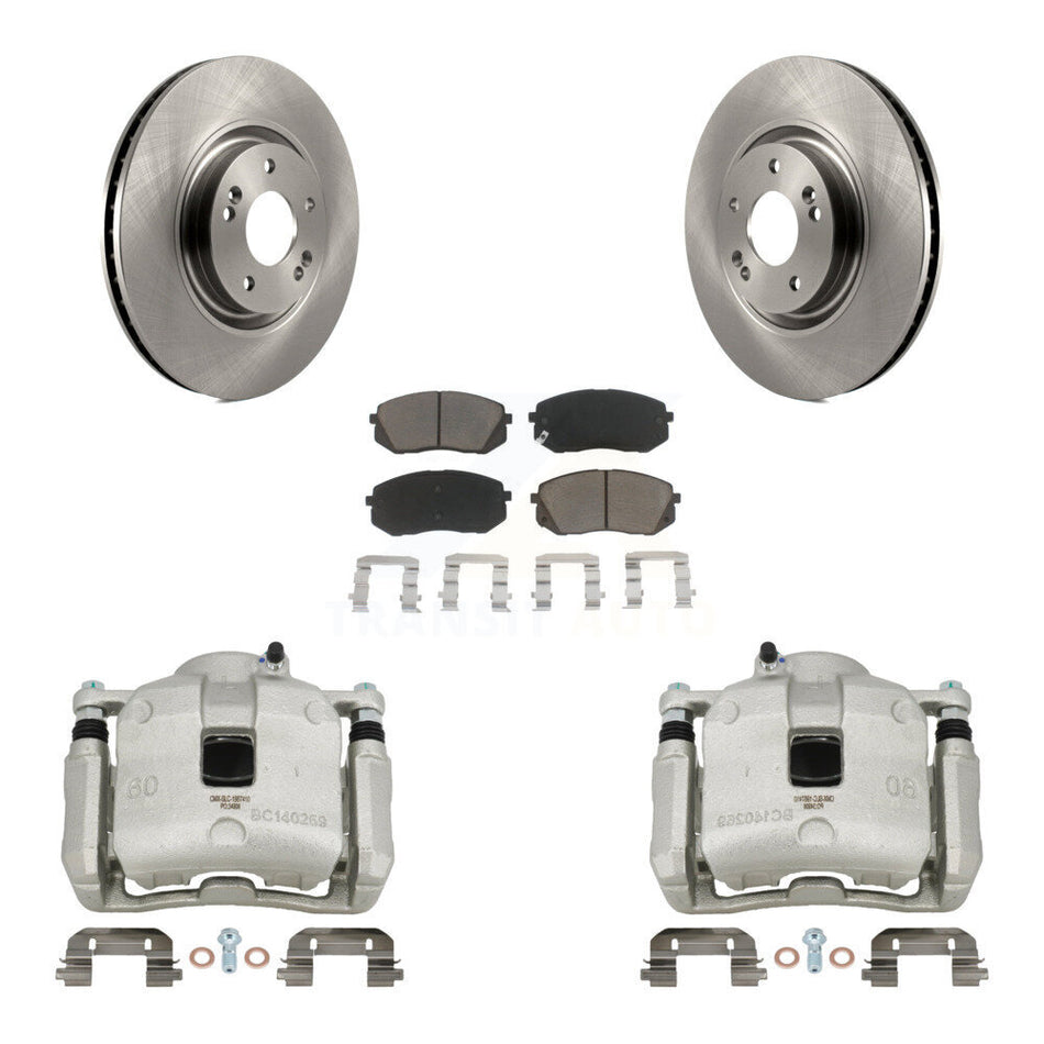 Front Brake Caliper Rotors Ceramic Pad Kit For Hyundai Tucson FUEL CELL EV (FCEV) engine KC8-100245C