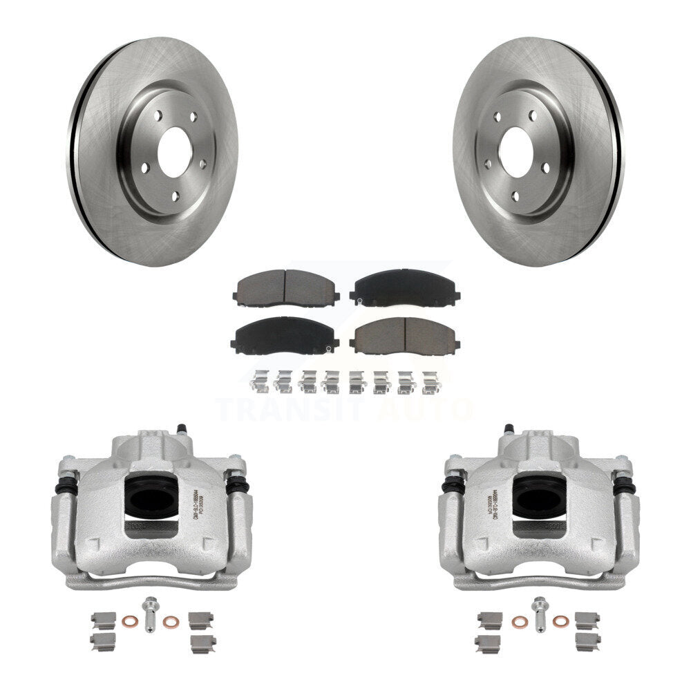 Front Disc Brake Caliper Rotors And Ceramic Pads Kit For Volkswagen Routan Ram C/V KC8-100256C