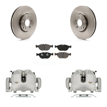 Front Brake Caliper Rotors Semi-Metallic Pad Kit For 2006 Mercedes-Benz E500 To 10 24 05 KC8-100262S