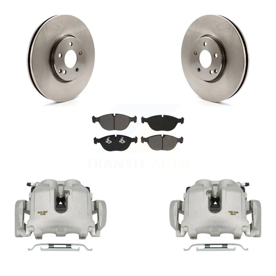 Front Brake Caliper Rotors Semi-Metallic Pad Kit For 2006 Mercedes-Benz E500 To 10 24 05 KC8-100262S