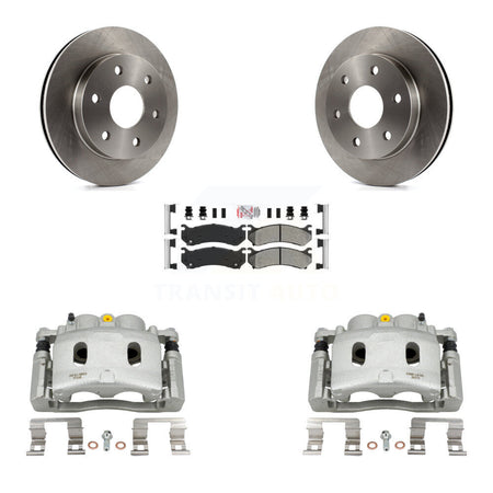 Front Disc Brake Caliper Rotors And Semi-Metallic Pads Kit For Chevrolet Silverado 1500 KC8-100264N