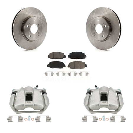 Front Disc Brake Caliper Rotors And Ceramic Pads Kit For Honda Accord KC8-100280C