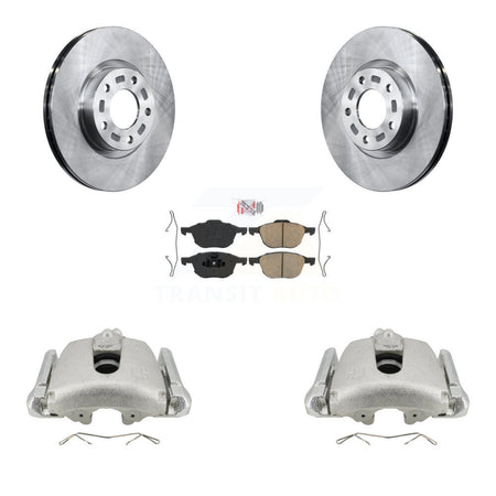 Front Disc Brake Caliper Rotors And Ceramic Pads Kit For Mazda 3 5 Sport KC8-100283N