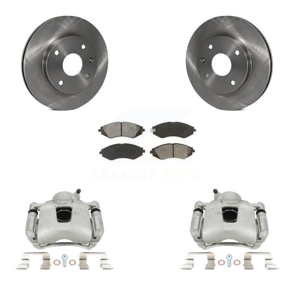 Front Disc Brake Caliper Rotors And Semi-Metallic Pads Kit For Suzuki Forenza Reno Chevrolet Optra KC8-100290S