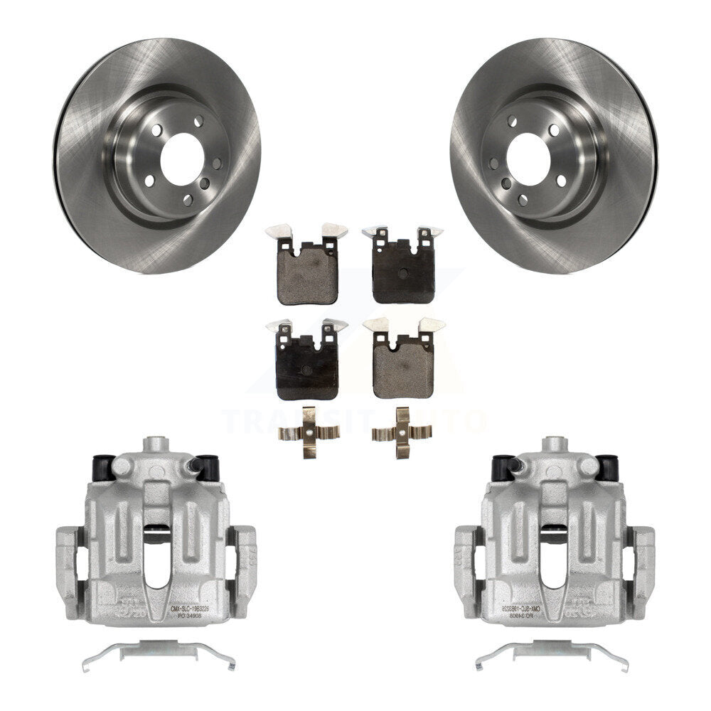 Rear Brake Caliper Rotor And Ceramic Pad Kit For BMW 328i With 345mm Diameter KC8-100305T