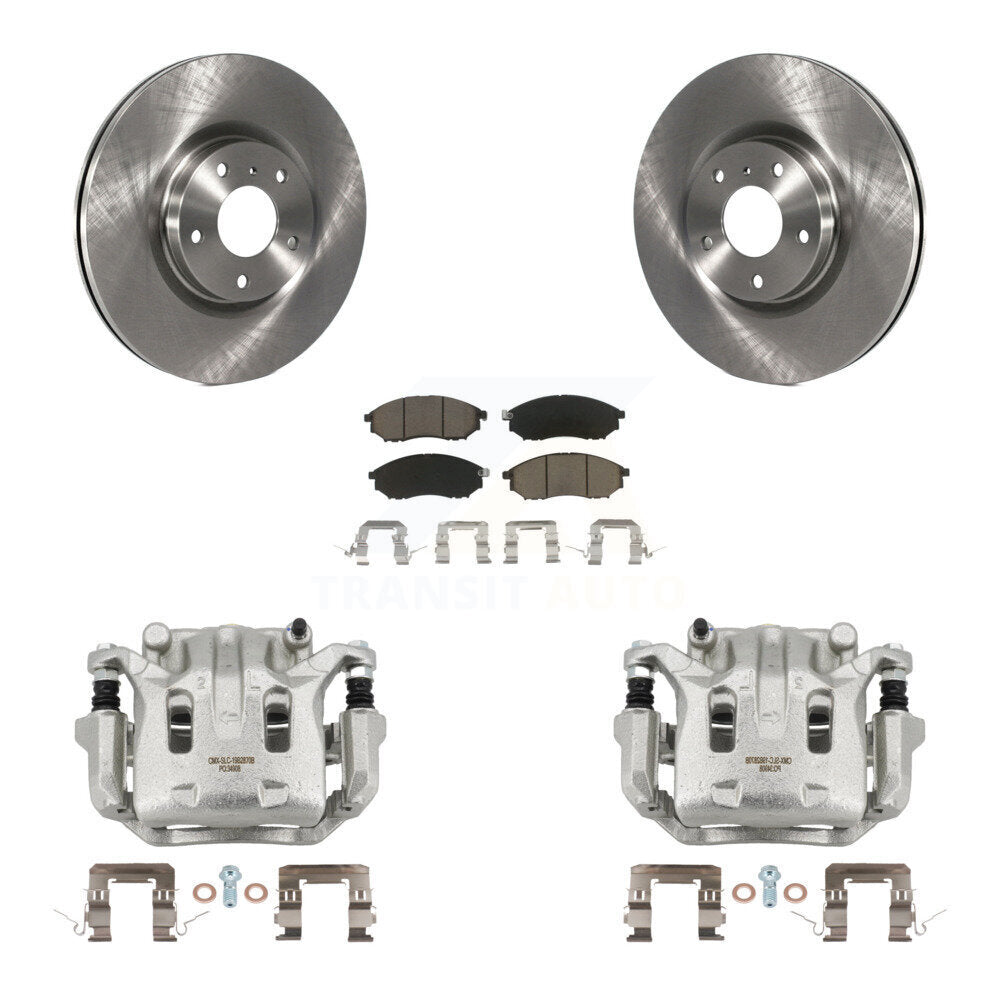 Front Brake Caliper Rotor & Ceramic Pad Kit For INFINITI Nissan Murano G37 EX35 370Z G35 KC8-100311C
