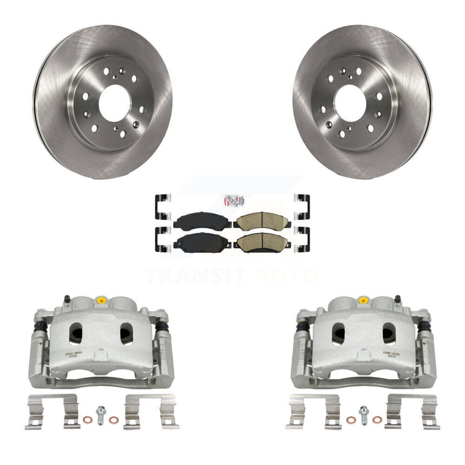 Front Brake Caliper Rotors Ceramic Pad Kit For Chevrolet Avalanche Cadillac GMC Tahoe XL KC8-100312N