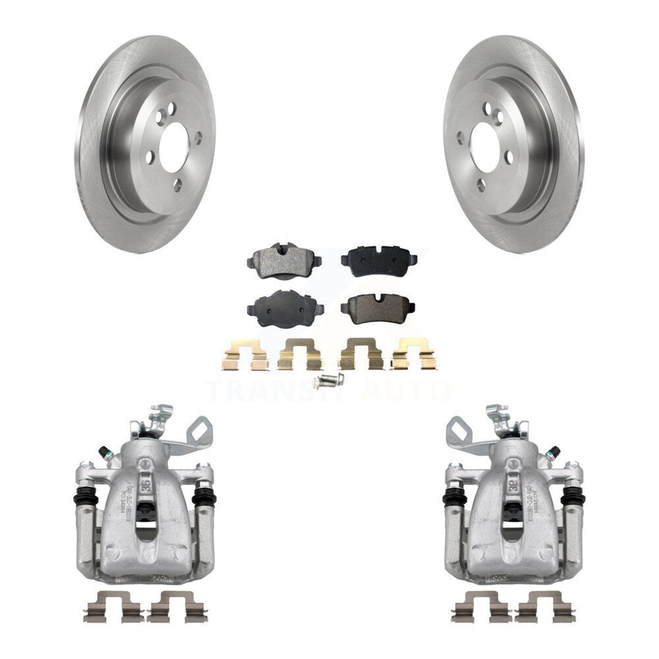 Rear Disc Brake Caliper Rotors And Ceramic Pads Kit For Mini Cooper KC8-100326T