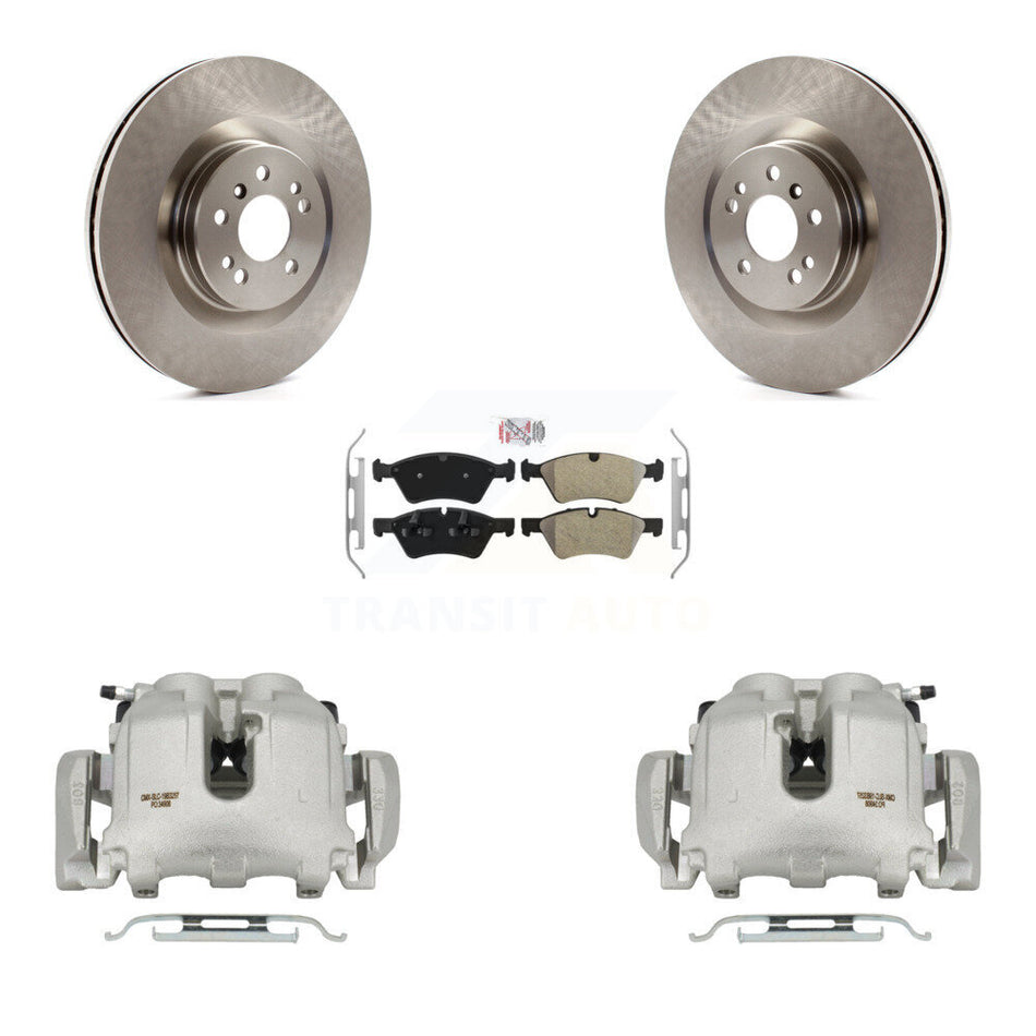 Front Disc Brake Caliper Rotors And Semi-Metallic Pads Kit For Mercedes-Benz ML350 R350 KC8-100328N