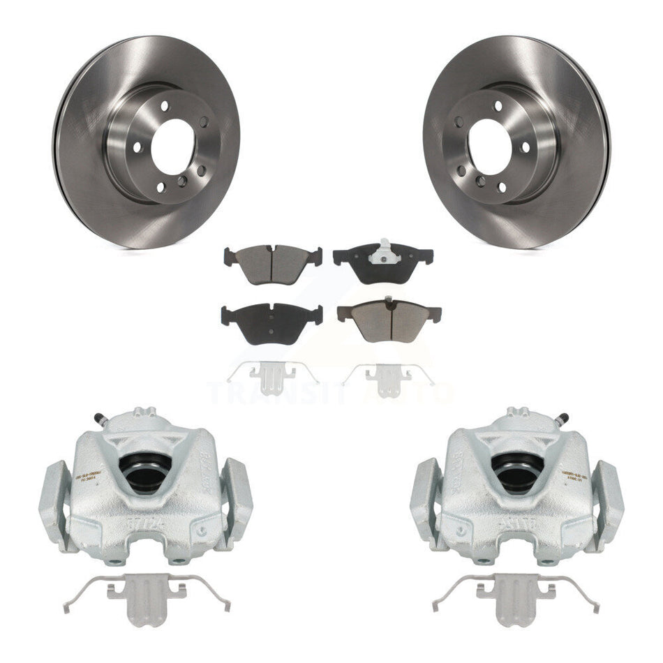 Front Disc Brake Caliper Rotors And Ceramic Pads Kit For 2008 BMW 328xi To 08 07 KC8-100355C