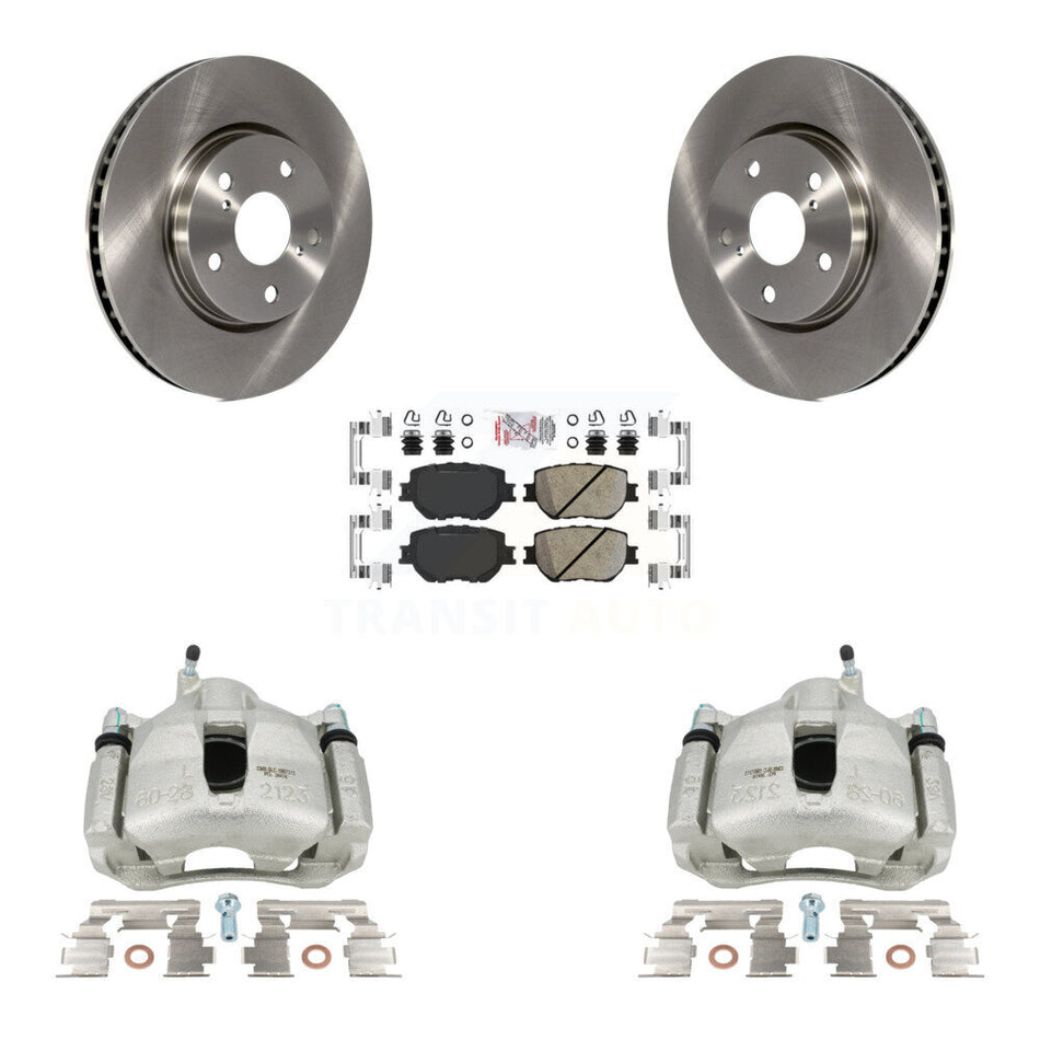 Front Disc Brake Caliper Rotors And Ceramic Pads Kit For Lexus IS250 KC8-100375N