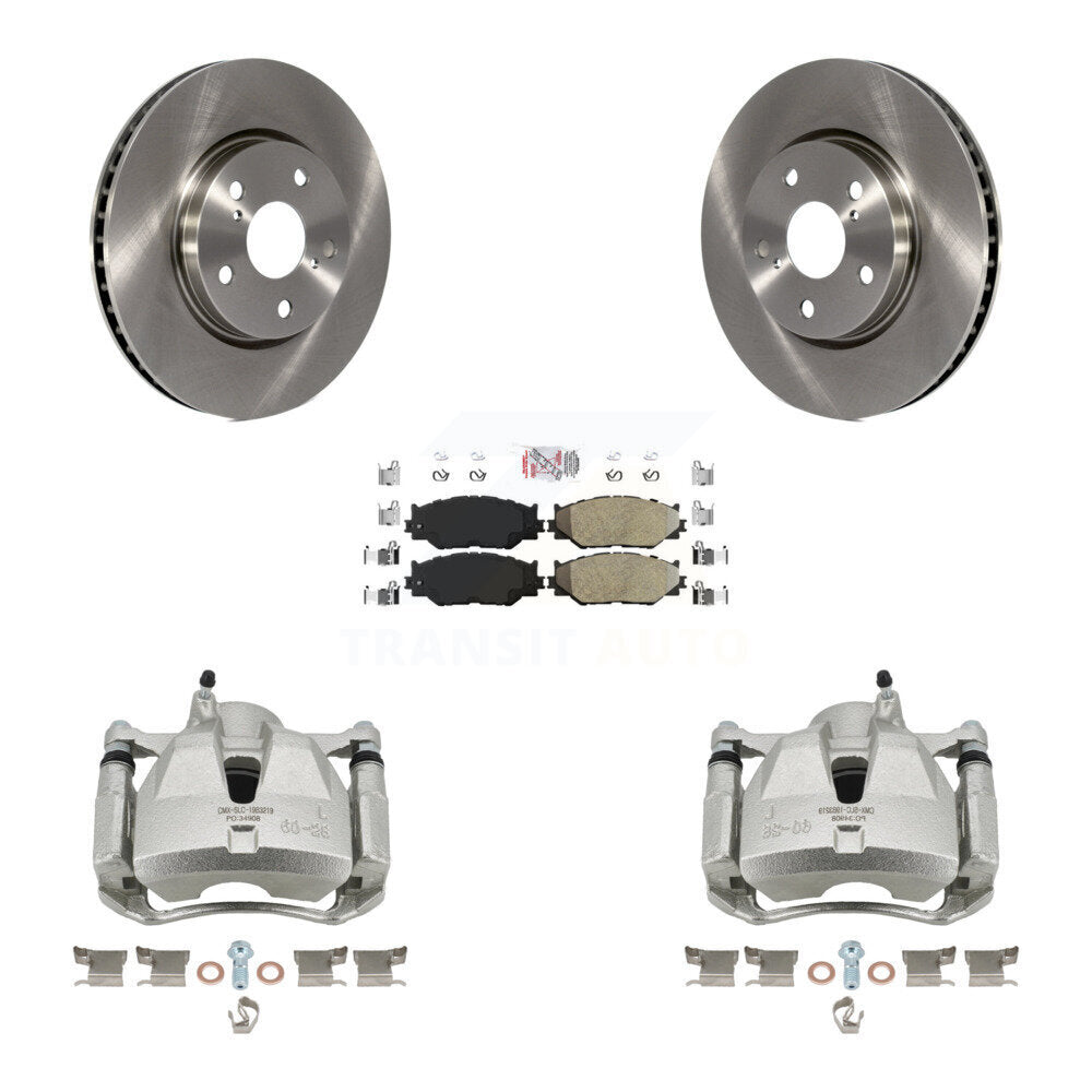 Front Disc Brake Caliper Rotors And Semi-Metallic Pads Kit For Lexus IS250 KC8-100376N