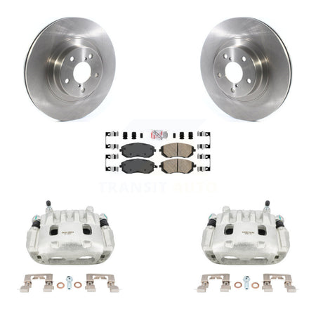 Front Brake Caliper Rotor Ceramic Pad Kit For Subaru Outback Impreza Legacy Forester WRX KC8-100410N