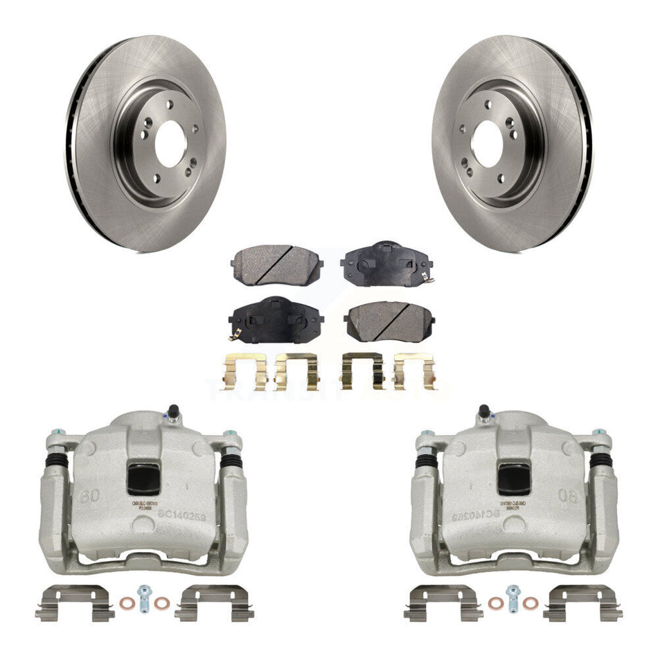 Front Brake Caliper Rotors Ceramic Pad Kit For Hyundai Tucson FUEL CELL EV (FCEV) engine KC8-100412T