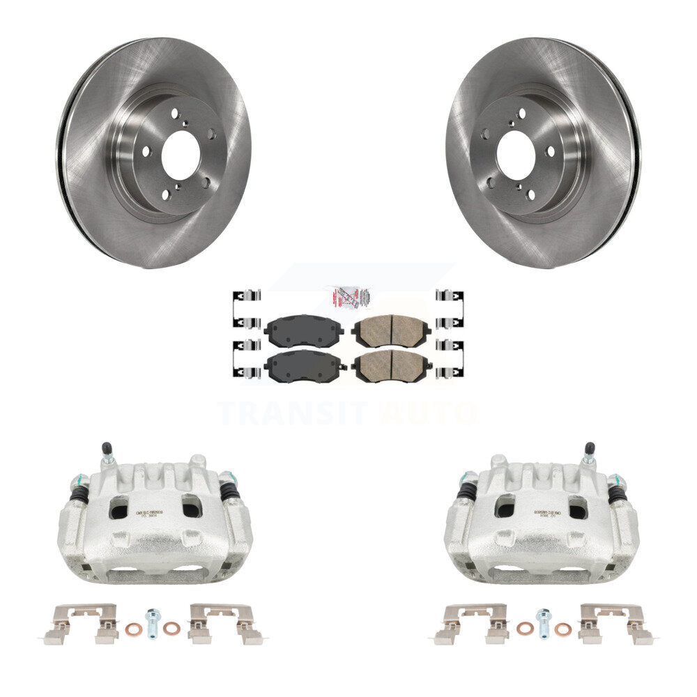 Front Disc Brake Caliper Rotors And Ceramic Pads Kit For Subaru Legacy KC8-100418N