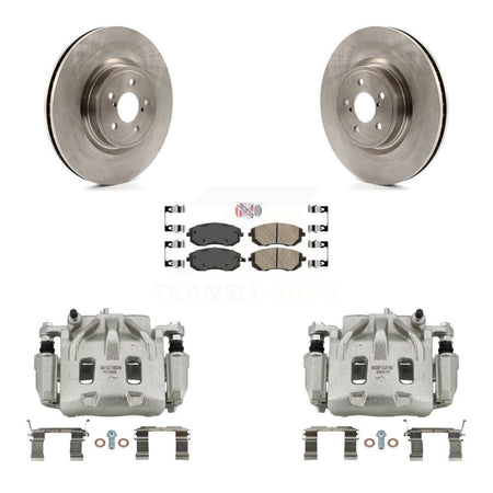 Front Disc Brake Caliper Rotors And Ceramic Pads Kit For Subaru Legacy KC8-100419N