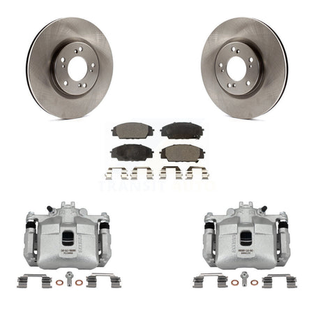 Front Disc Brake Caliper Rotors And Ceramic Pads Kit For 2000-2009 Honda S2000 KC8-100426T